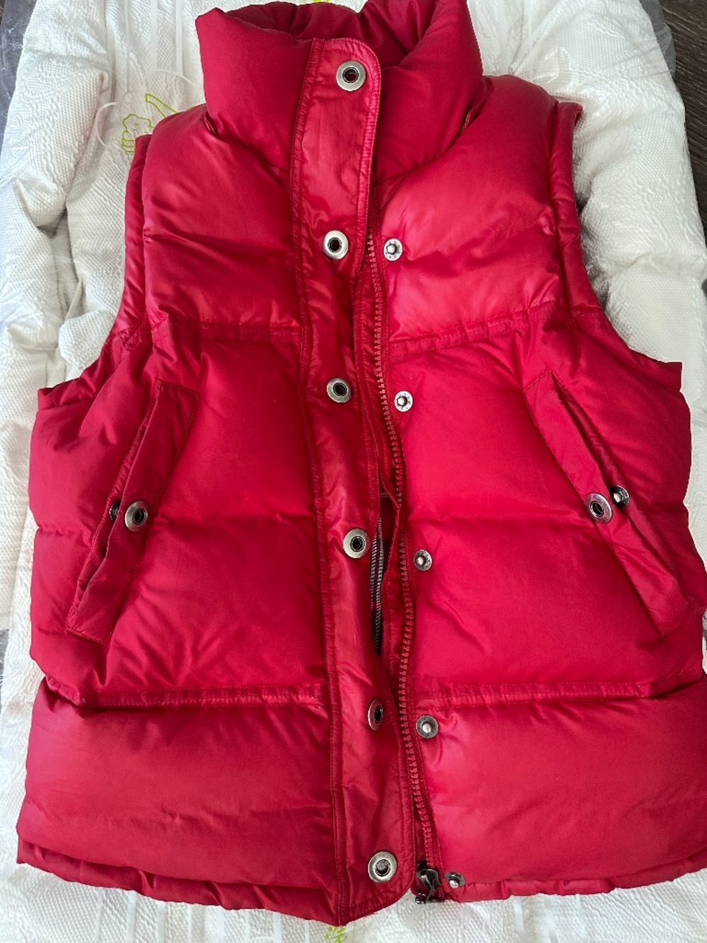red down vest